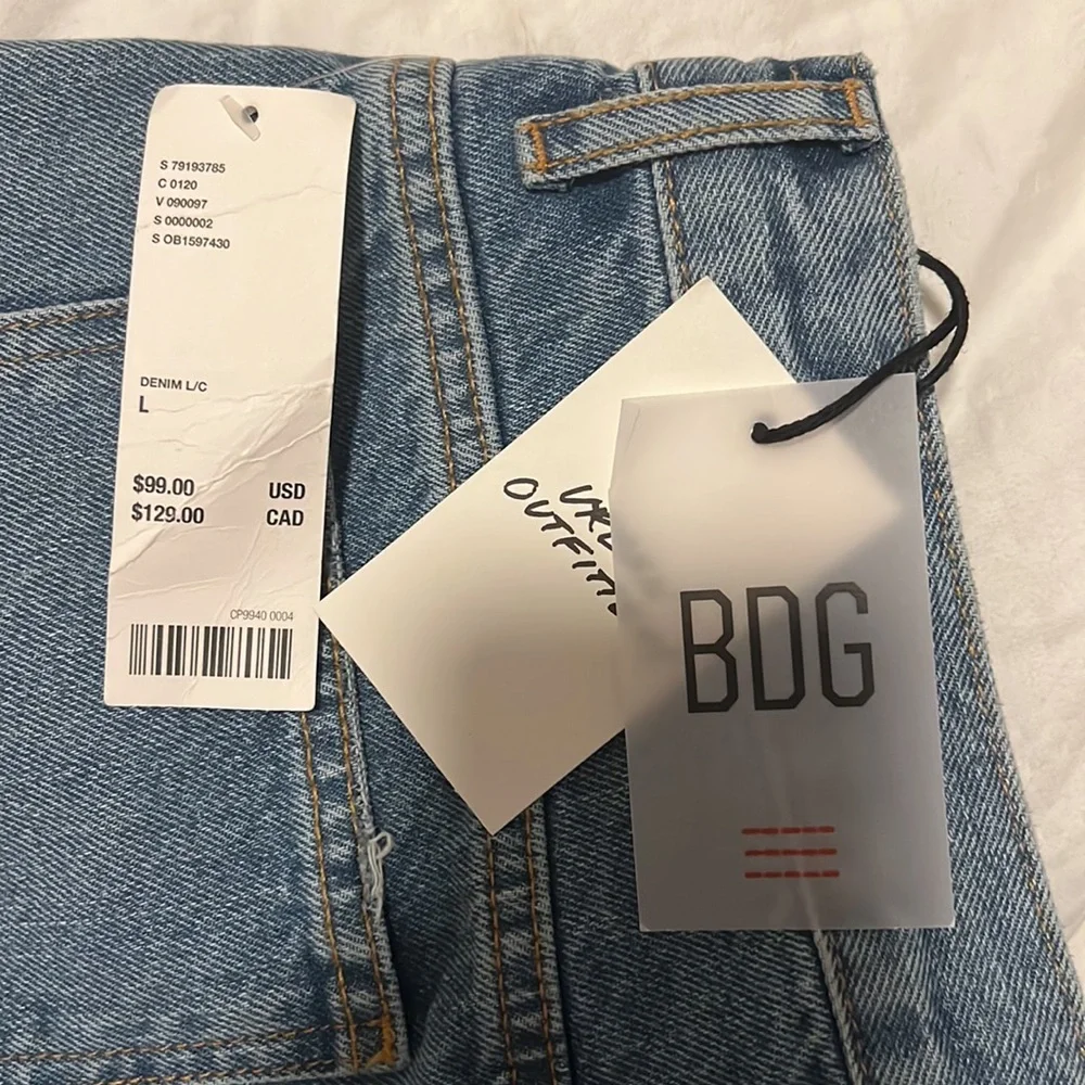 BDG Rhinestone Micro Mini - Picture 2 of 4